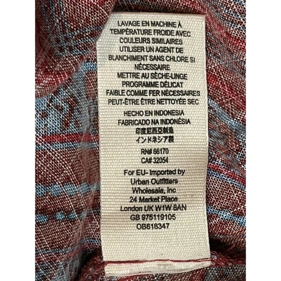 Free People Walking On A Dream Printed Tunic XS Cutout Bohemian Festival Blouse - Picture 7 of 8